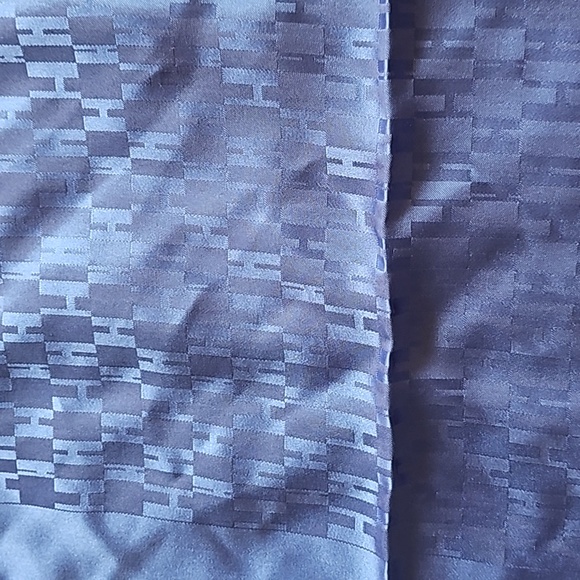 Hermès "H" Blue Silk Scarf Headband Bag Wrap Charm - Picture 4 of 5